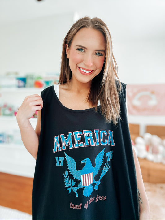 🇺🇸 Land of the FREE Tank or Tee