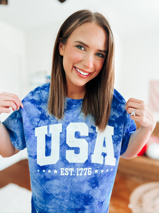 🇺🇸 Tie Dye USA *Adult and Youth