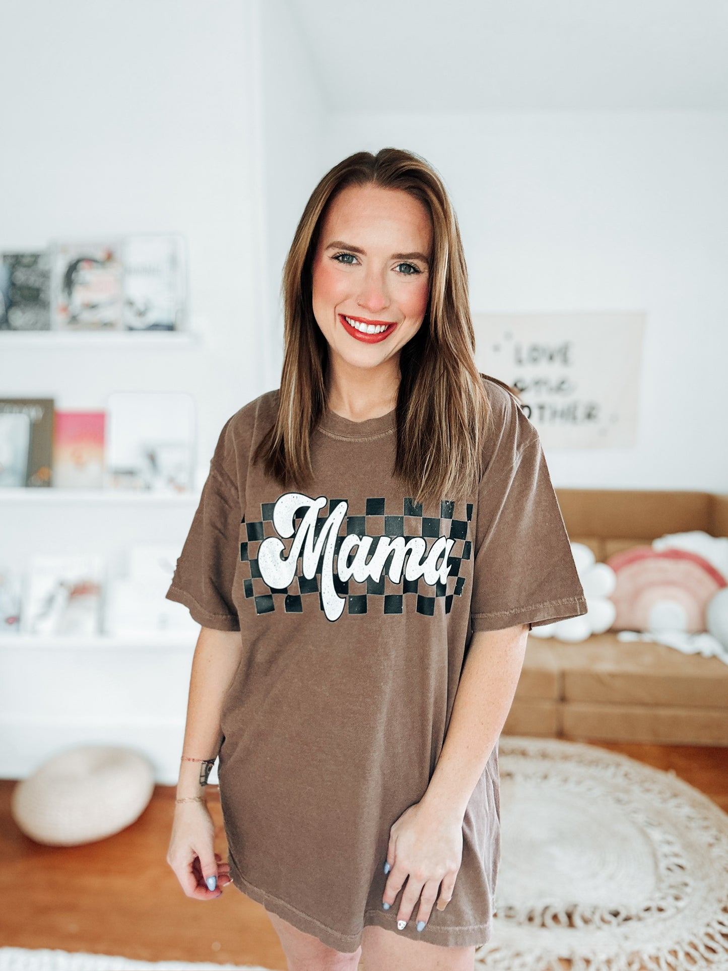 π Retro Checkered MAMA