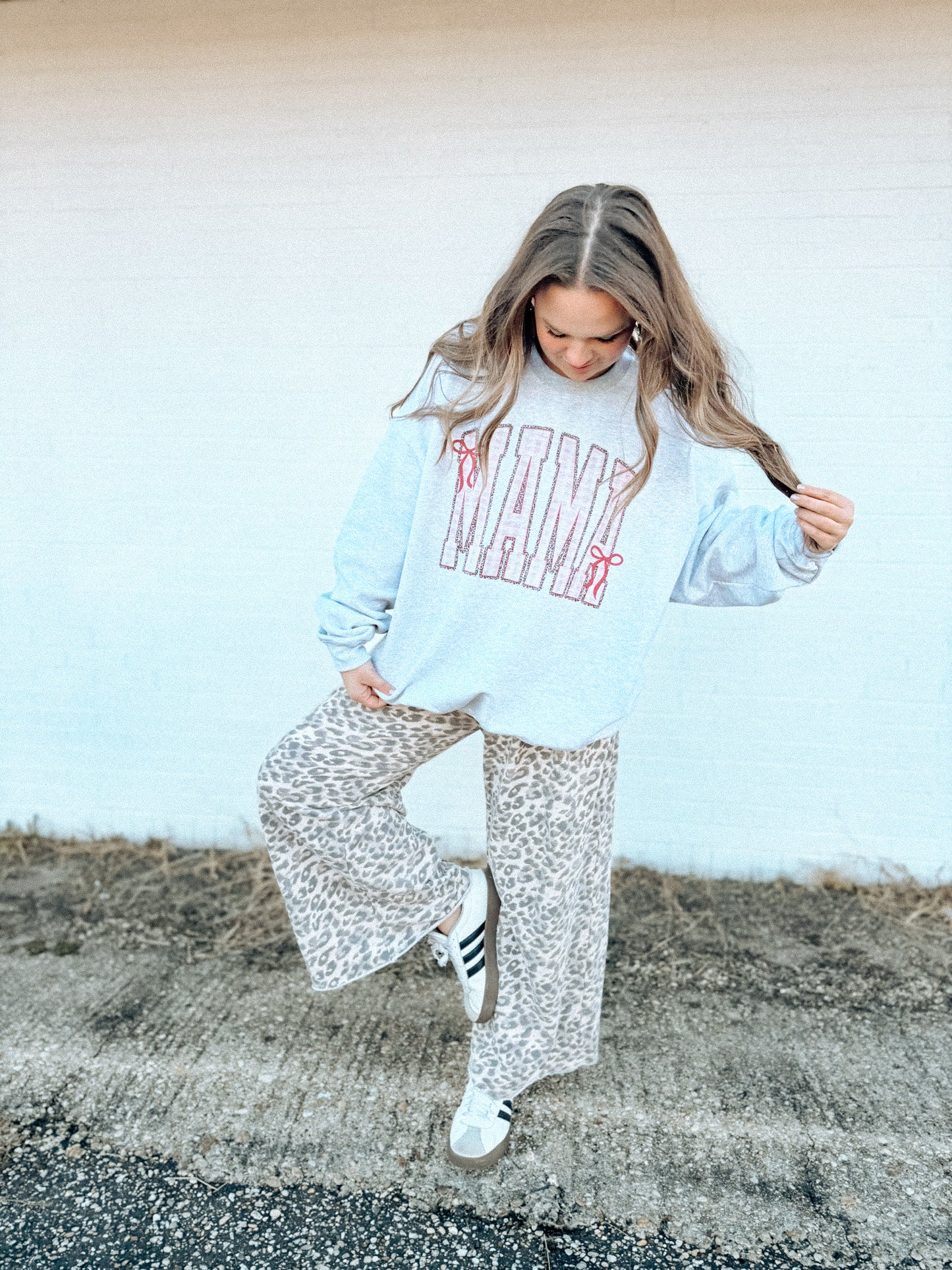 π Pink Gingham/ Cheetah MAMA