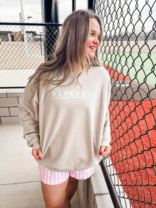 🧢 Baseball with Bows on Sleeve Tee *Customize