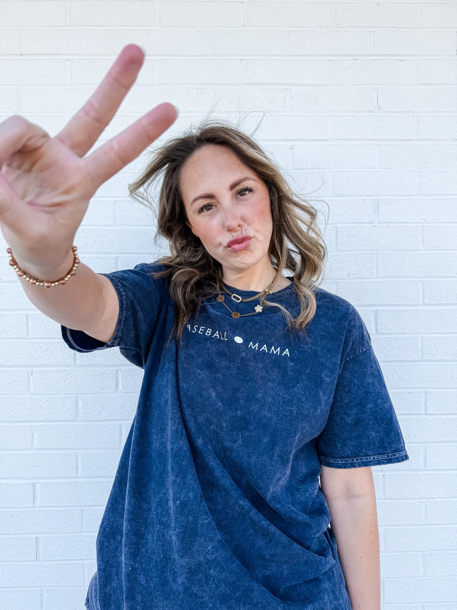 Dainty Baseball Mama