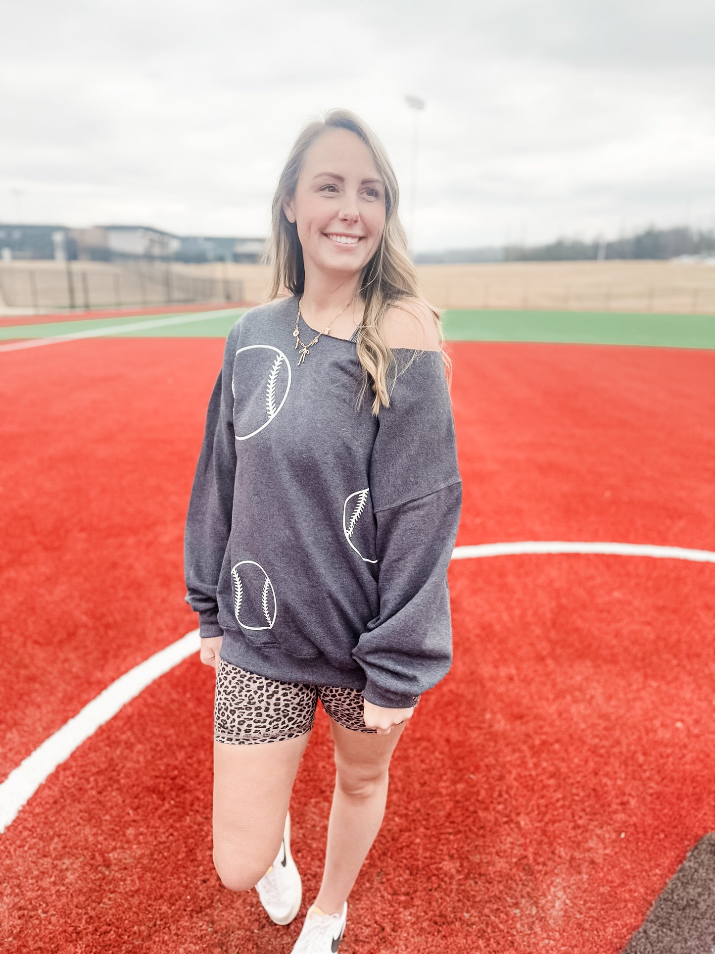 🧢 All Over Baseball Sweatshirt *Customize