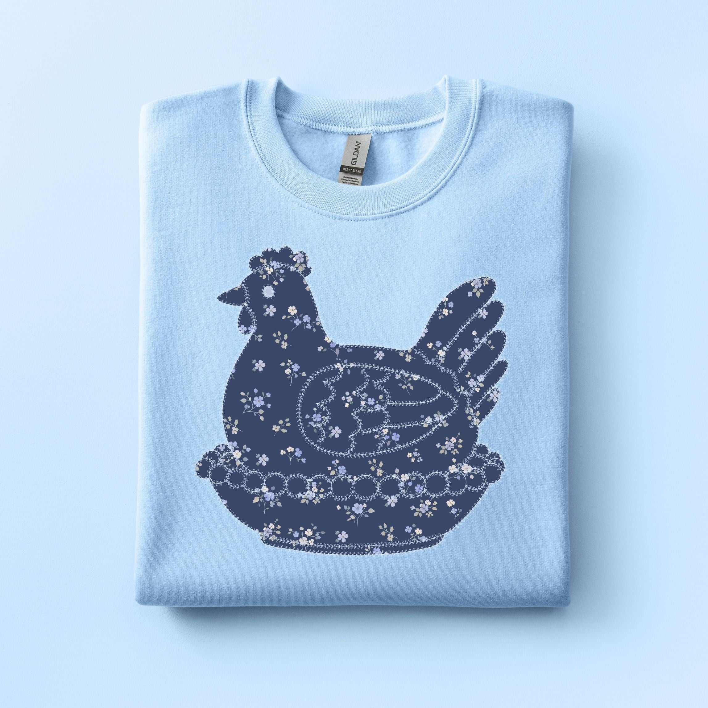 Feeling Blue Nesting Hen (P)