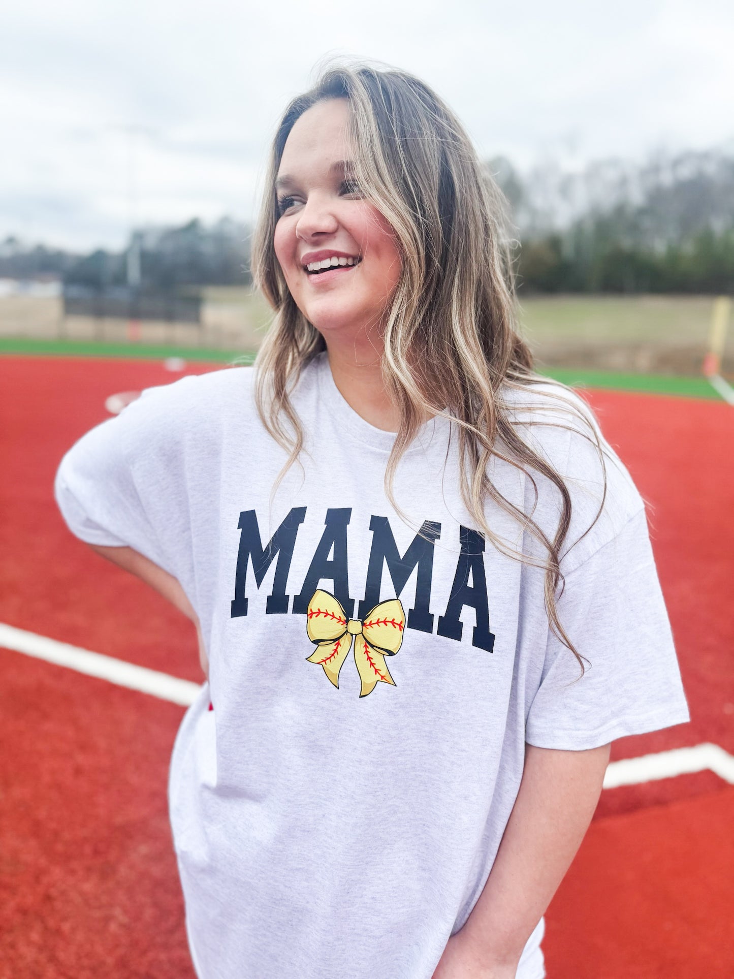 🧢 Softball Mama Bow