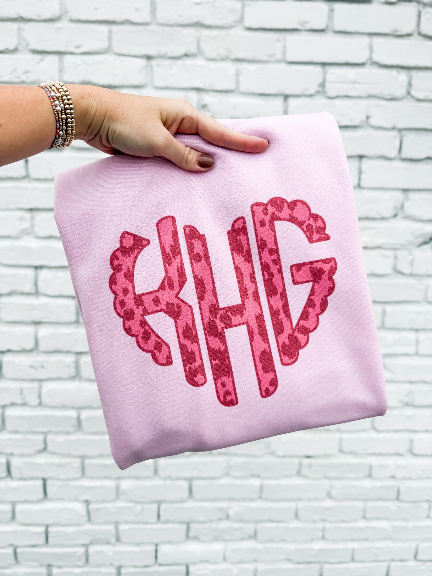 Cheetah Heart Monogram! (P)