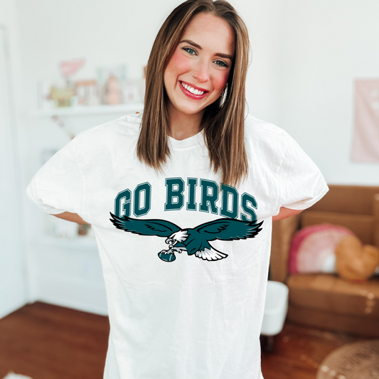 GO BIRDS TEE (P)