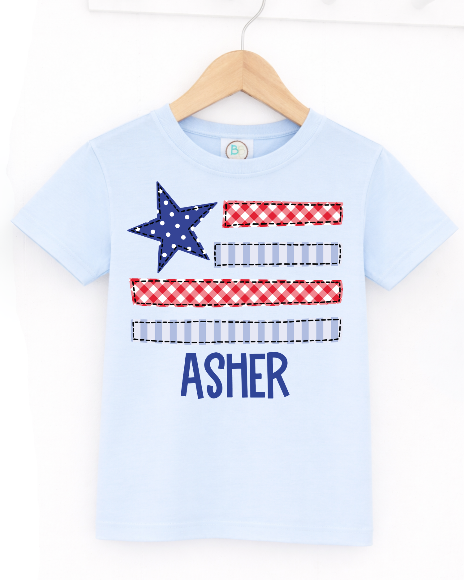 Boys Patchwork American Flag