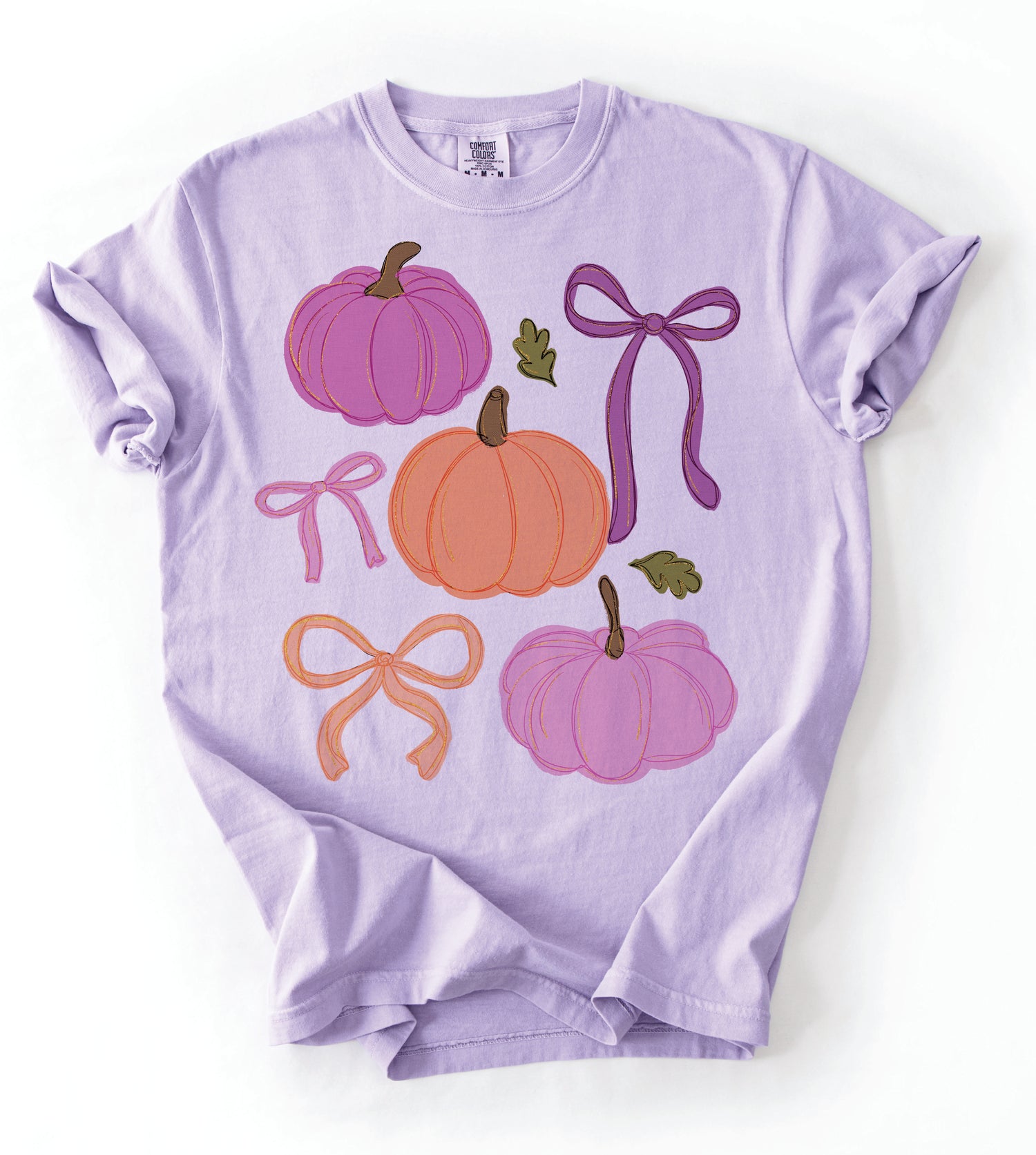 Purple Pumpkins and Bows - COMFORT COLOR (814F)