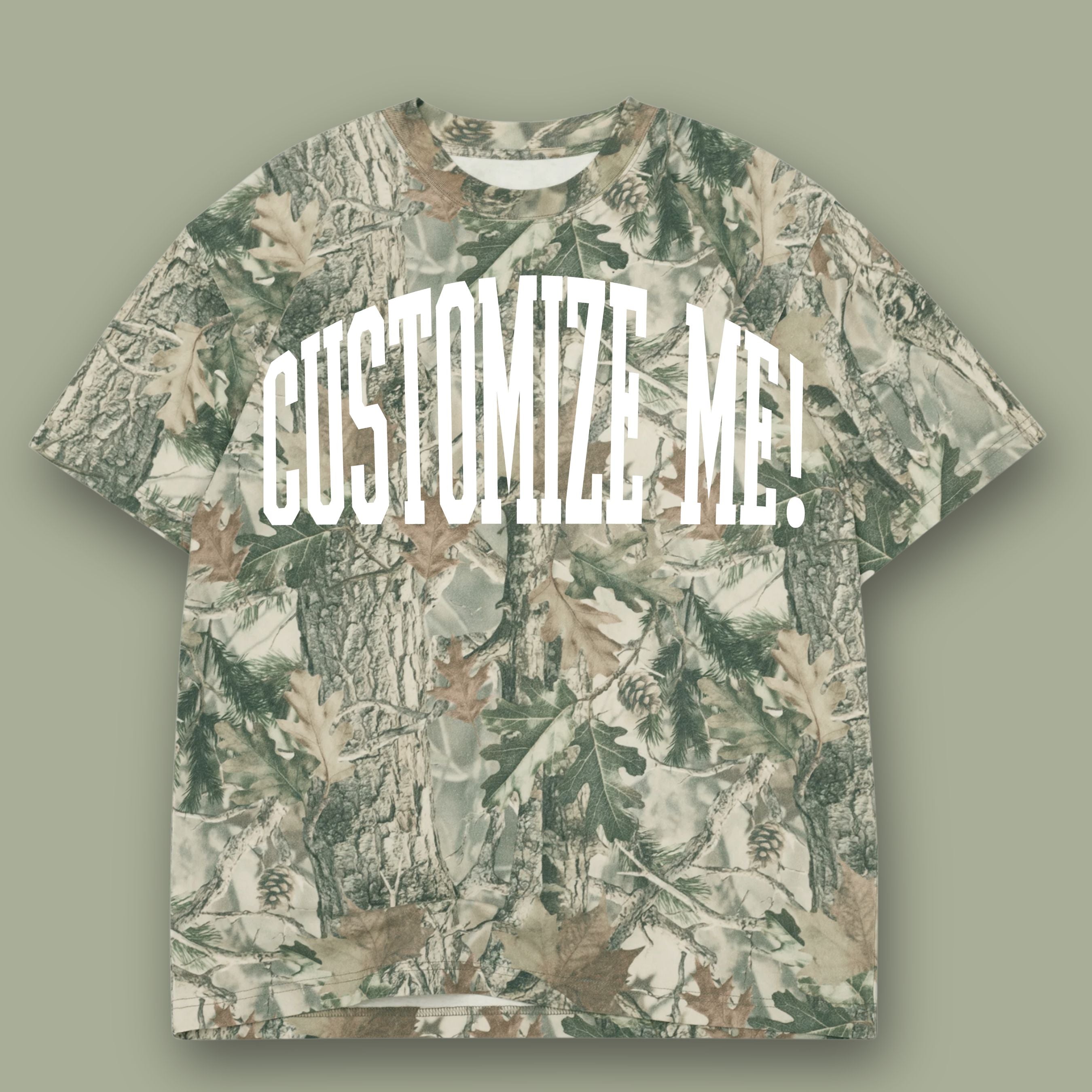 CUSTOM Name on Vintage Camo