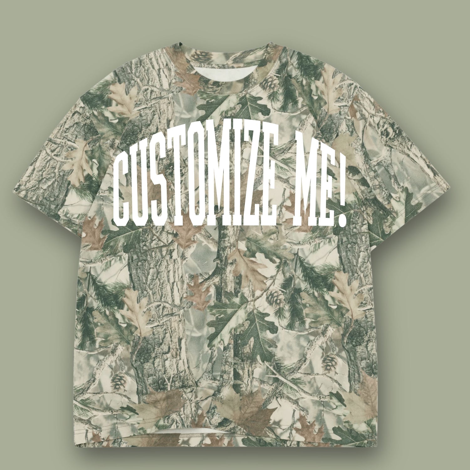 CUSTOM Name on Vintage Camo