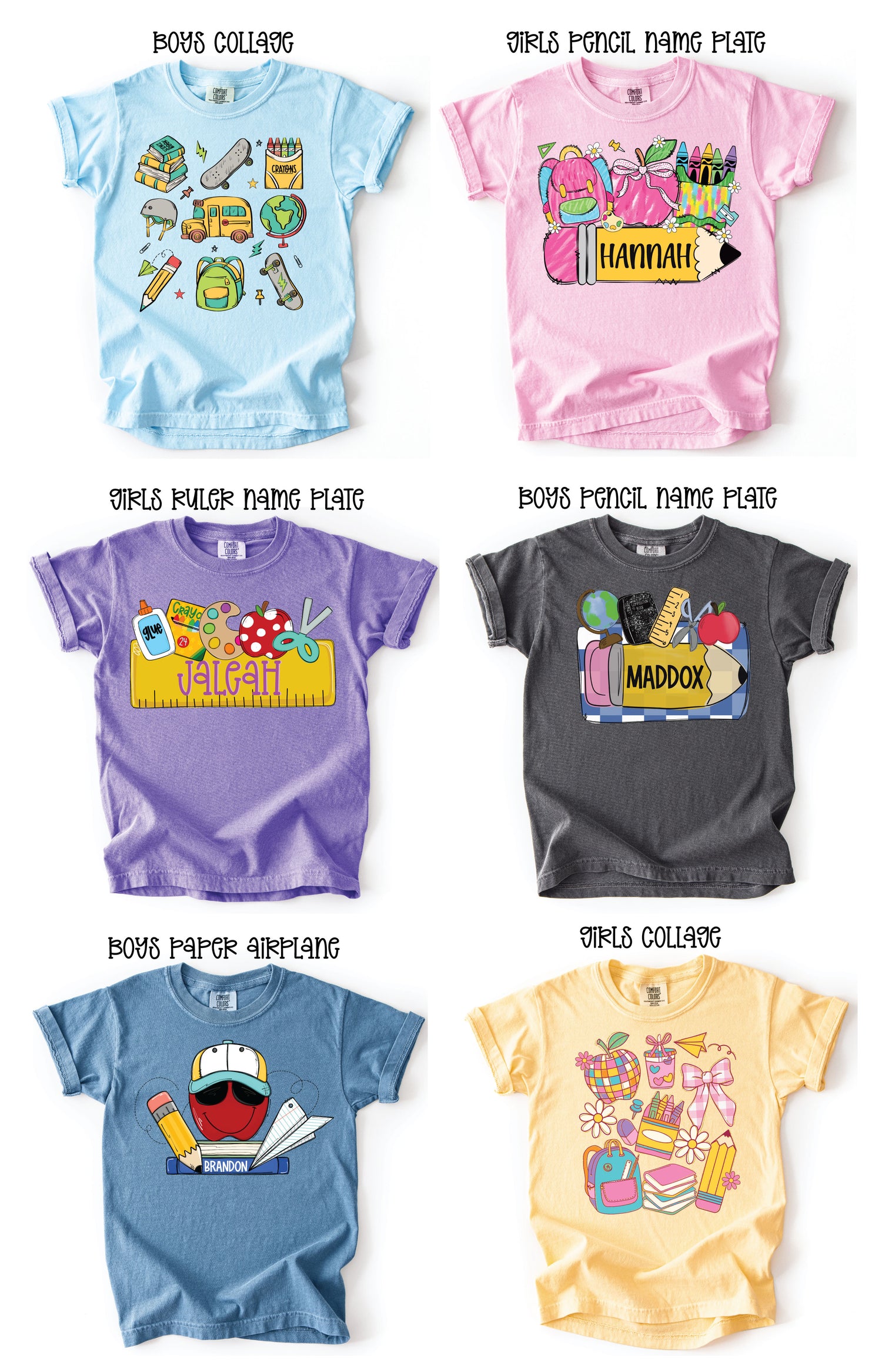 BTS - COMFORT COLOR CUSTOM SHIRTS (T)