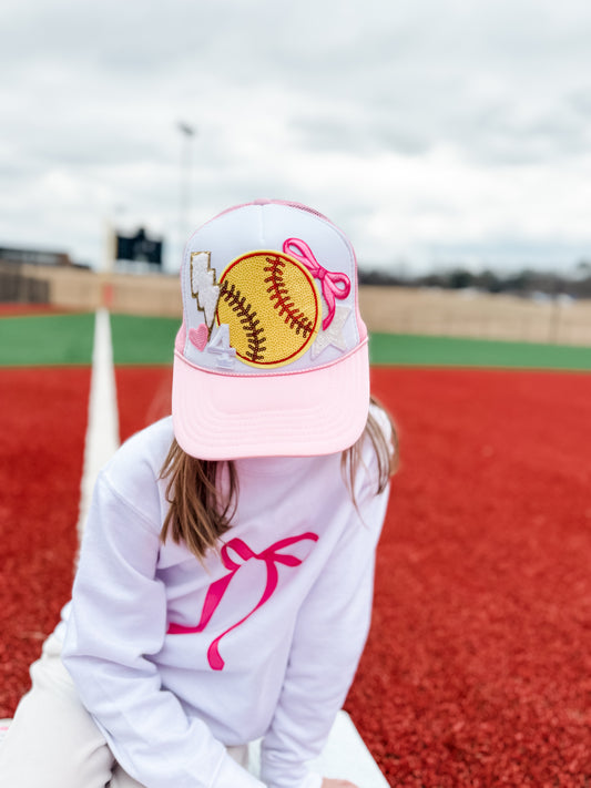 🧢 Softball Patch Hat *Customize