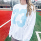 🧢 Custom Number Sweatshirt