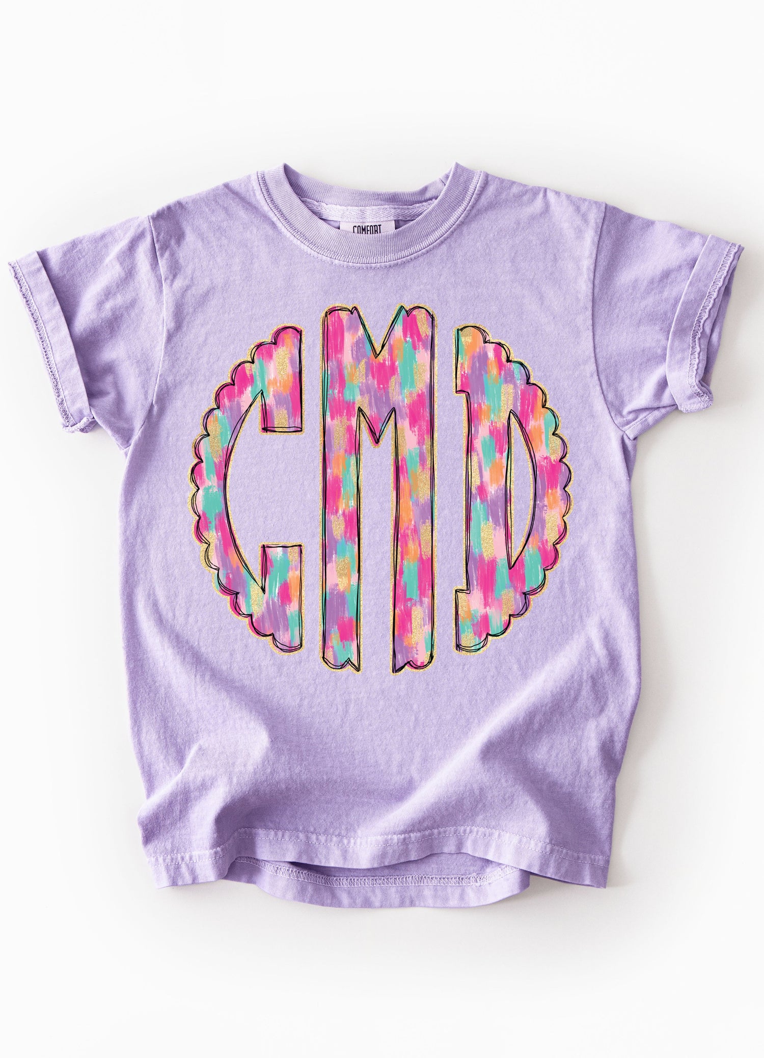 Bejeweled Brushstroke Monogram