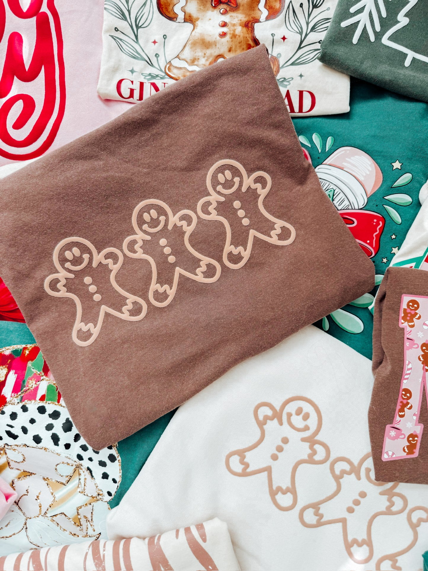 🎄 PUFF Gingerbread Men Tee