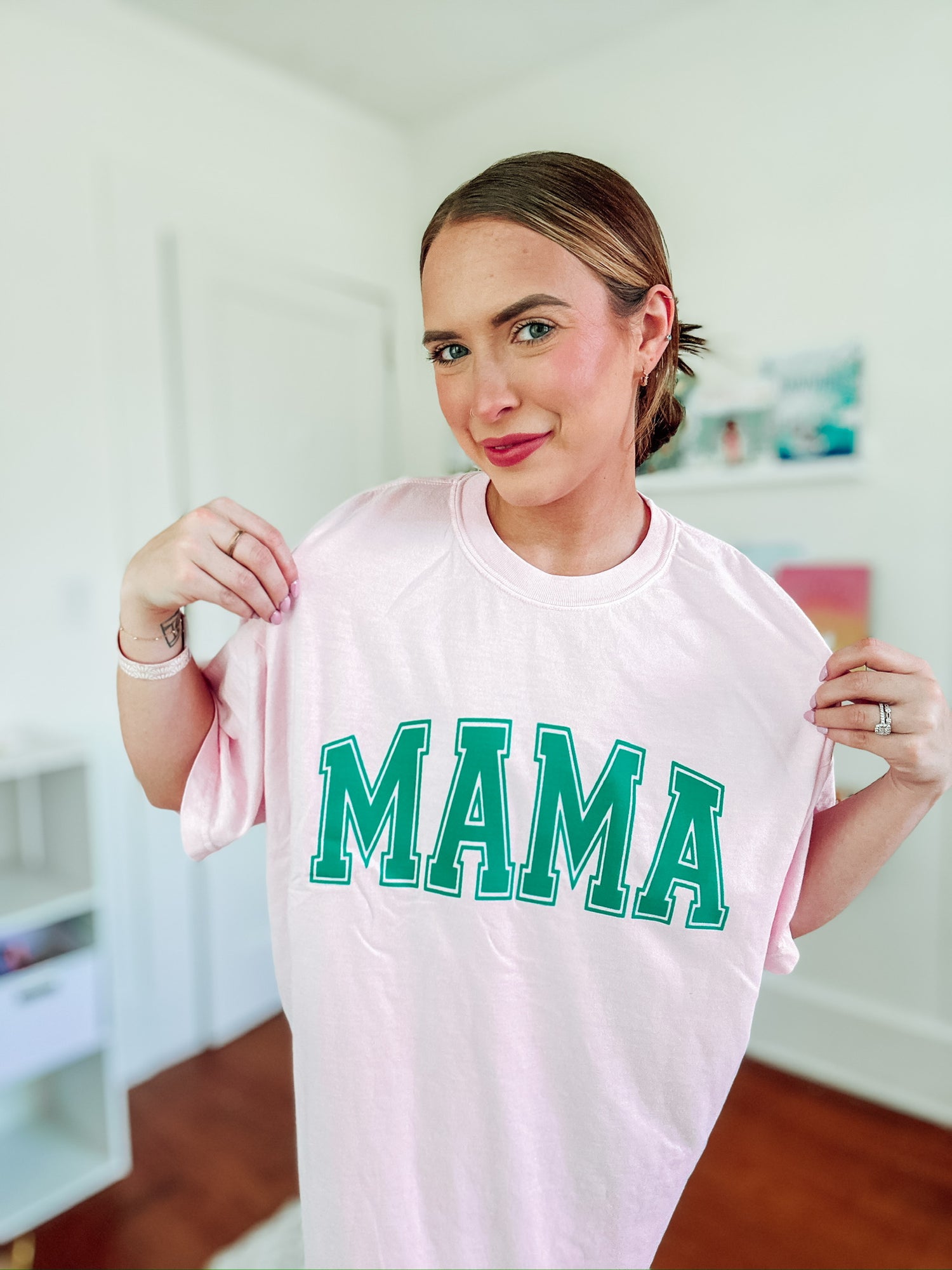 Neon Puff MAMA *Pink/Green