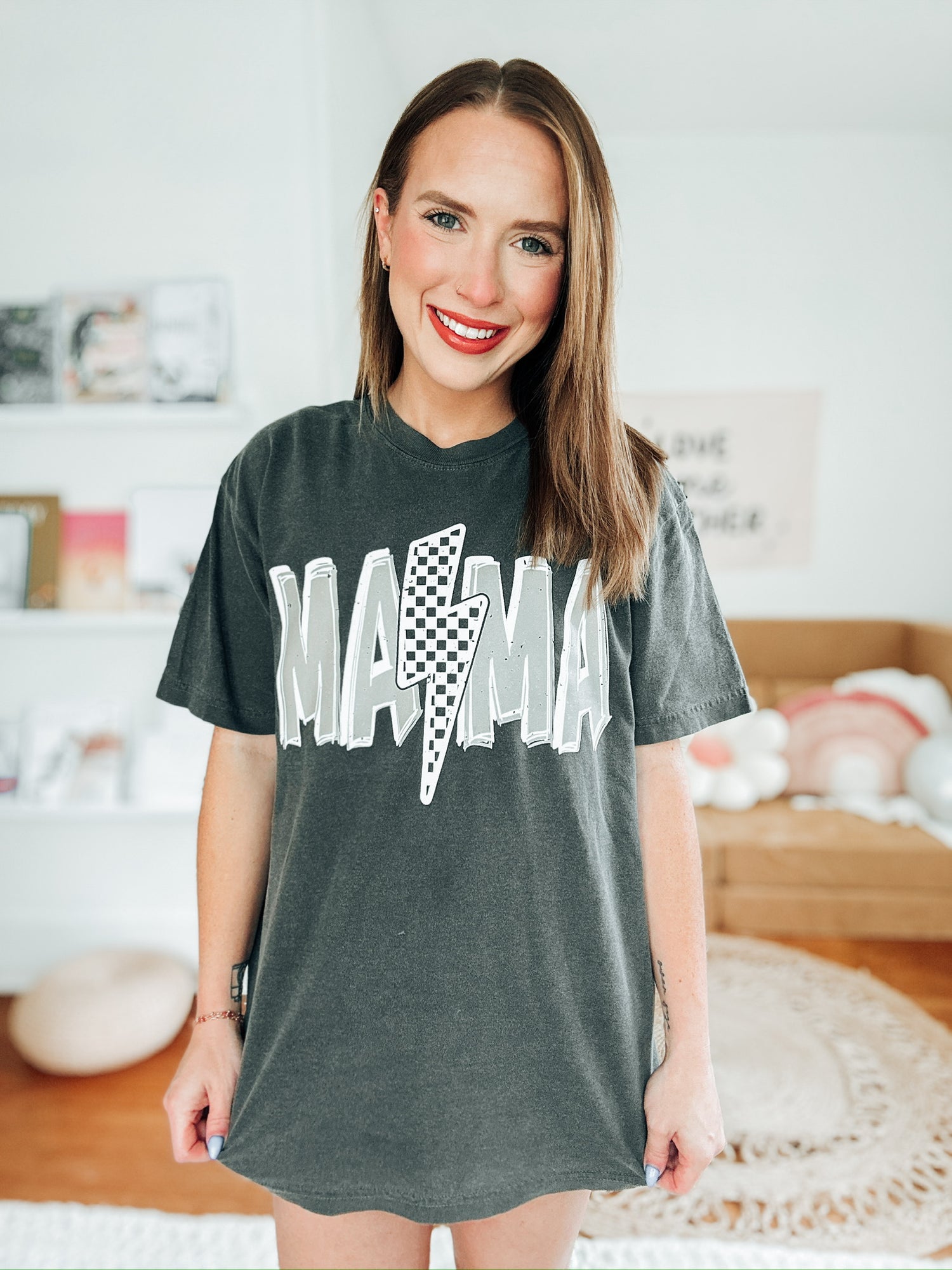 🍂 Fall Checkered lightning MAMA