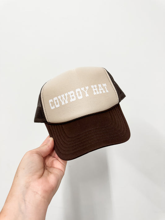 ADULT Trucker Cowboy Hat