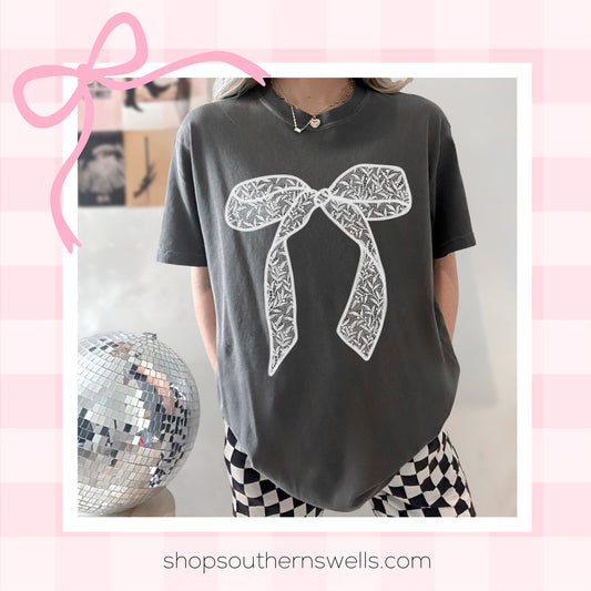 Day 1! Lace Bow Tee!