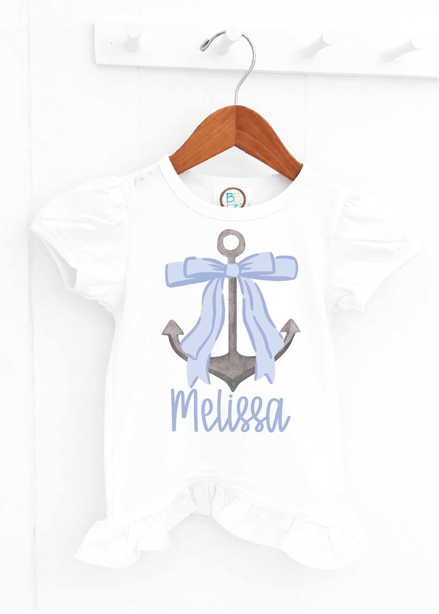 Girls Blue Coquette Anchor (PR16)