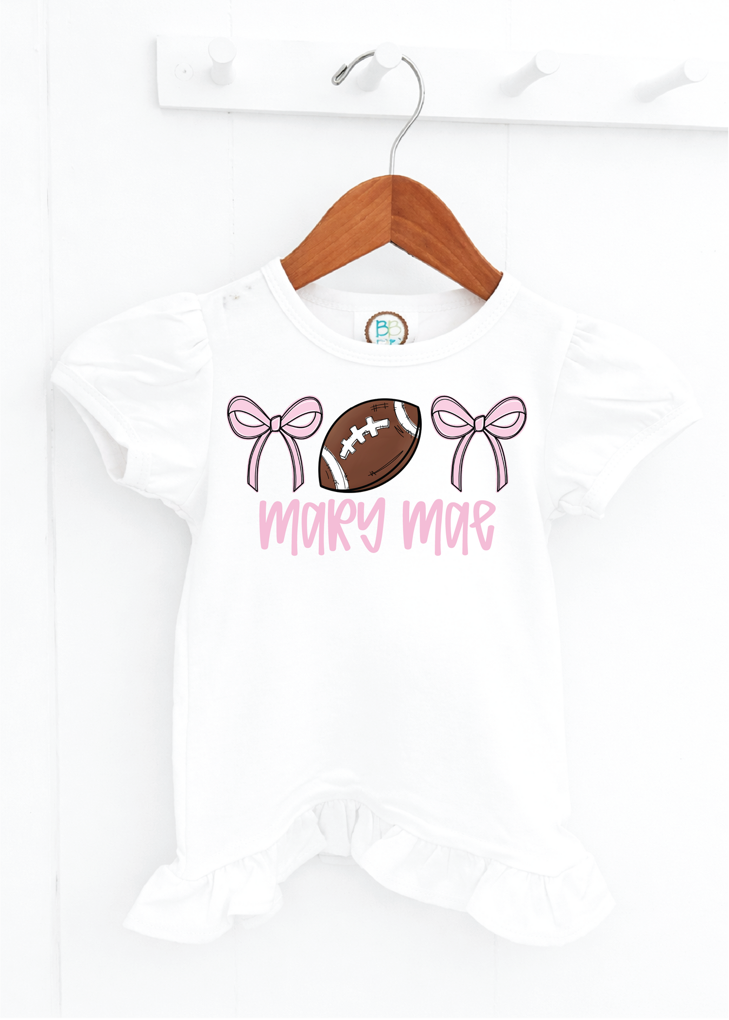 Girls Coquette Football Trio (PR46)