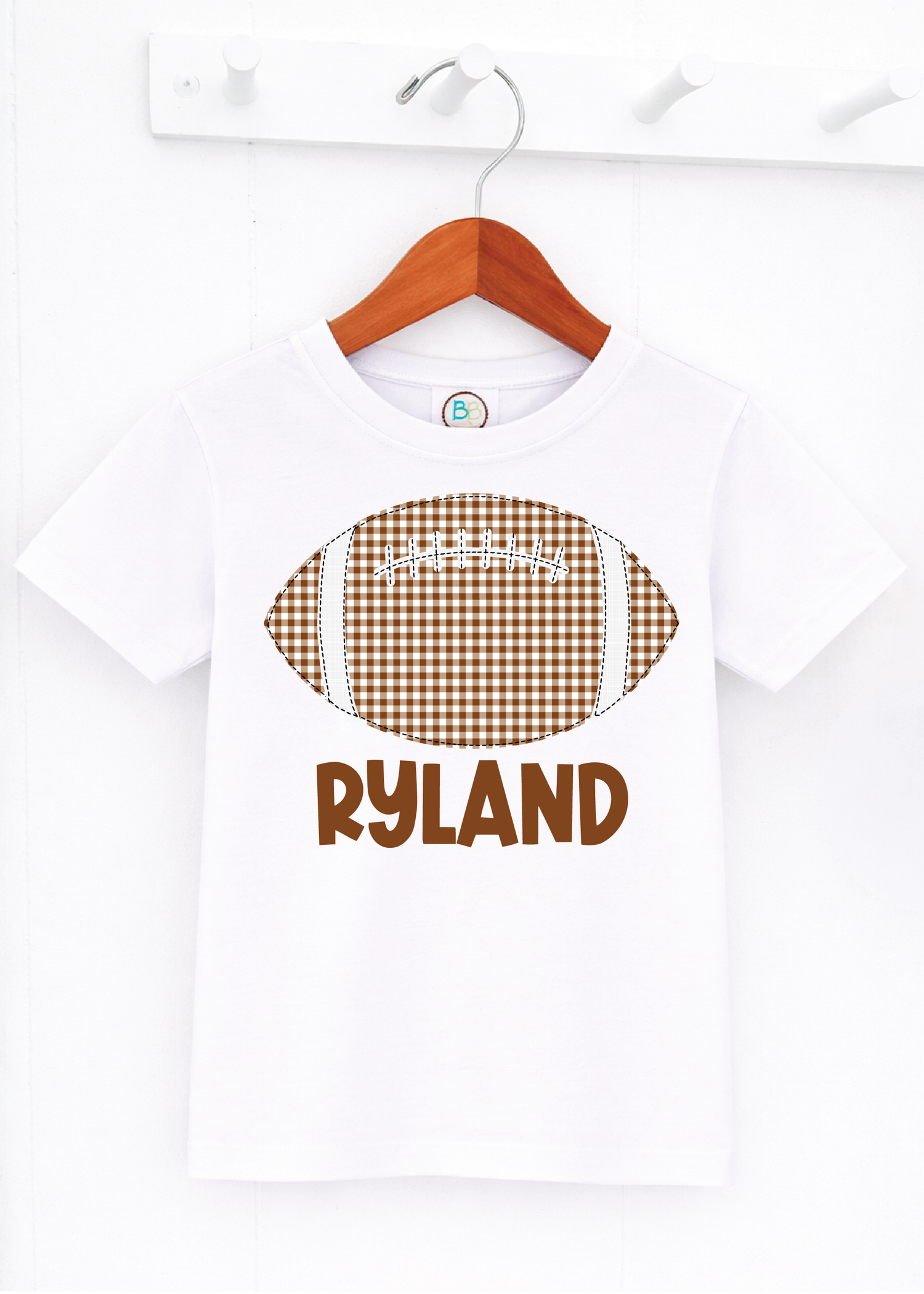 Boys Gingham Football (PR47)