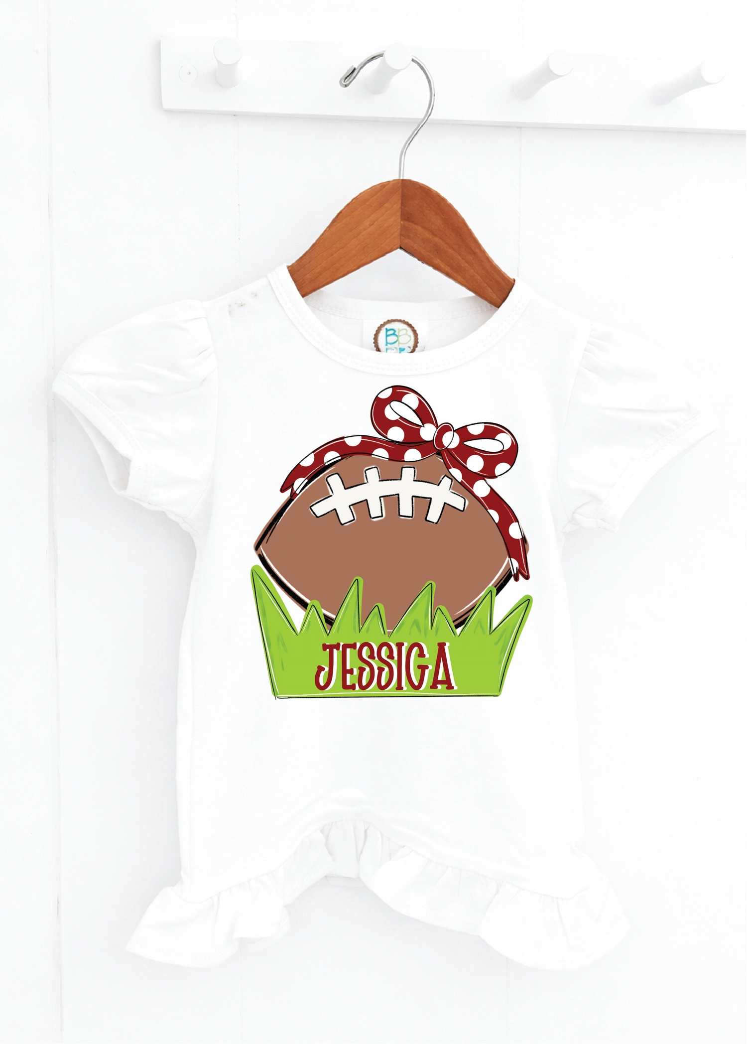 Girls Football with Grass Patch (PR43)