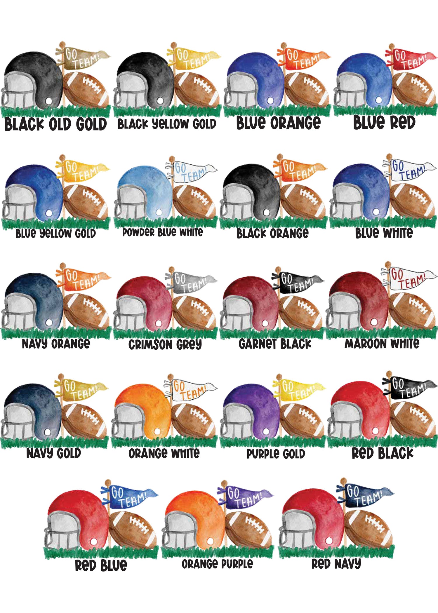 Boys Football Grass Patch (PR44)