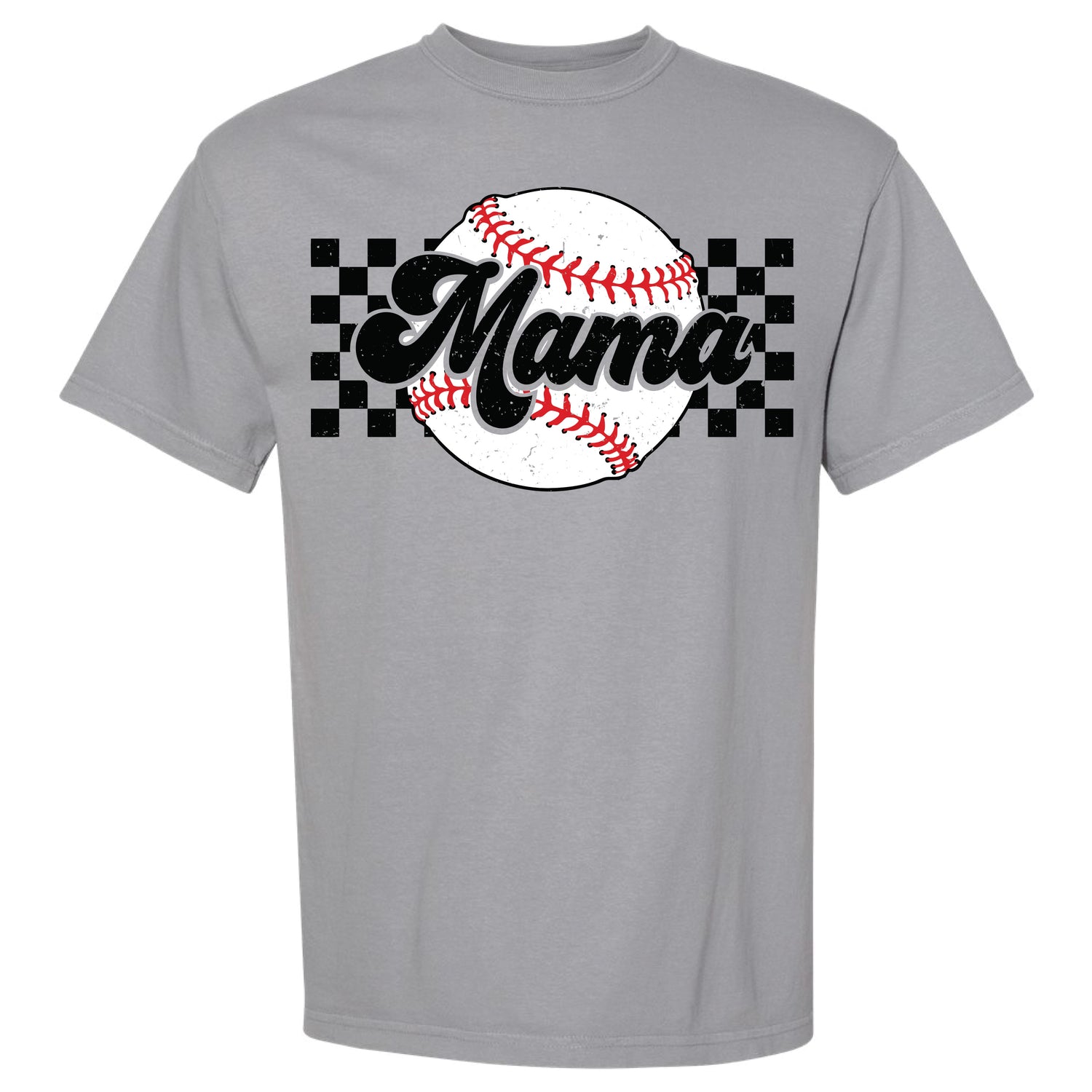 ⚾ Checkered Baseball Mama