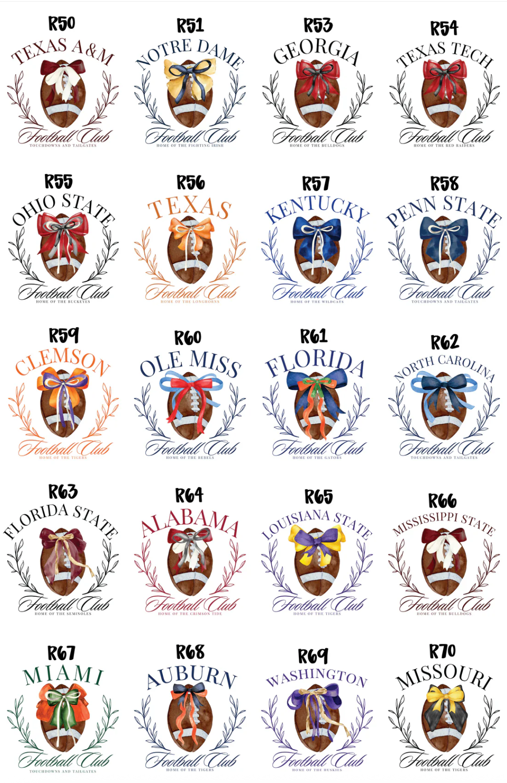 Football Club Mascots