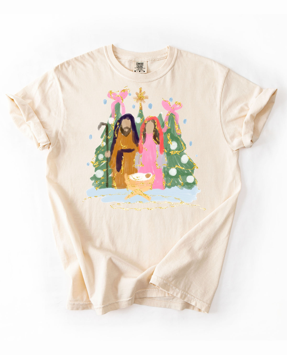 WATERCOLOR PAINTED NATIVITY