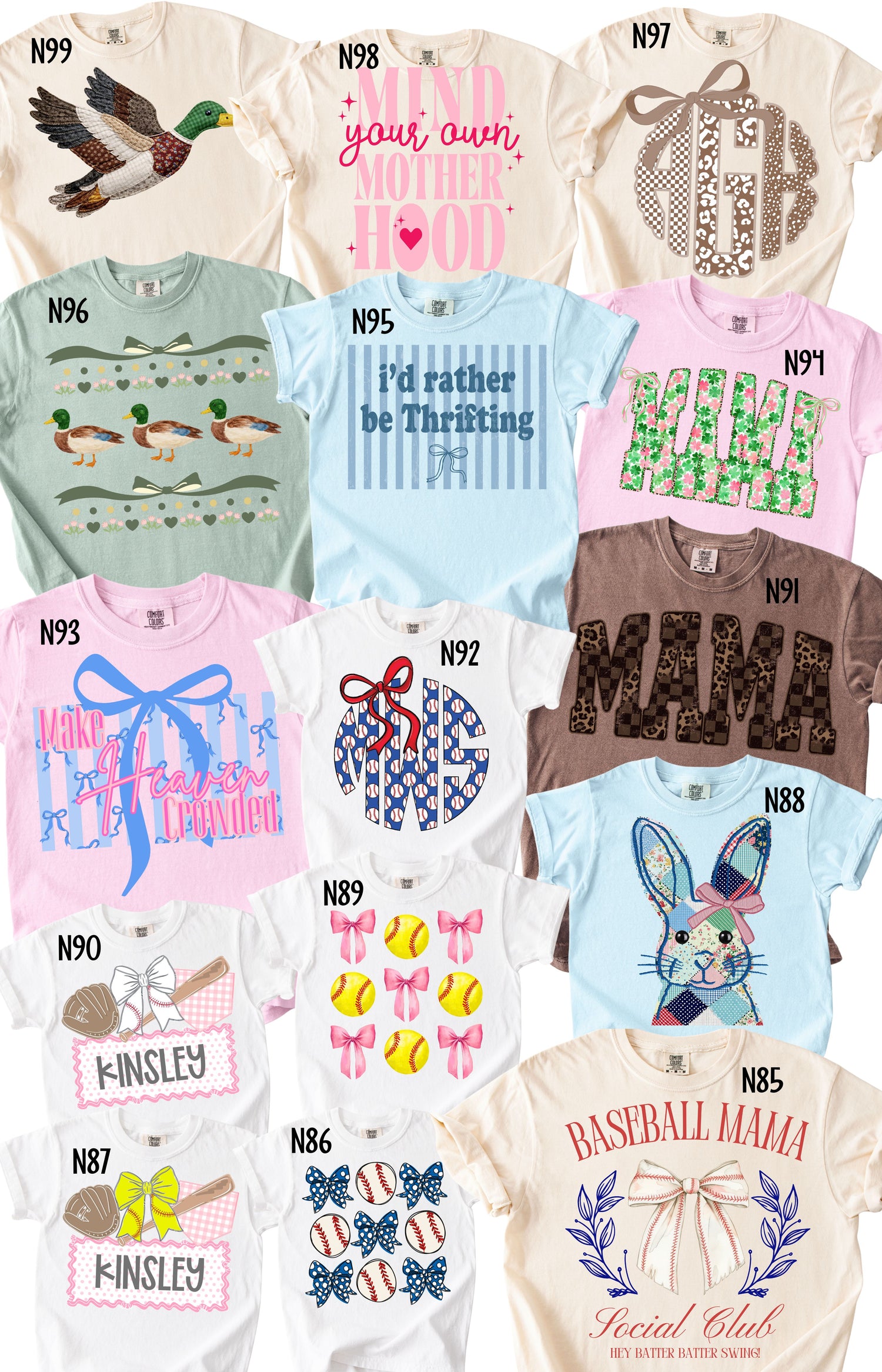 BOGO: Colored Shirts (1/23)