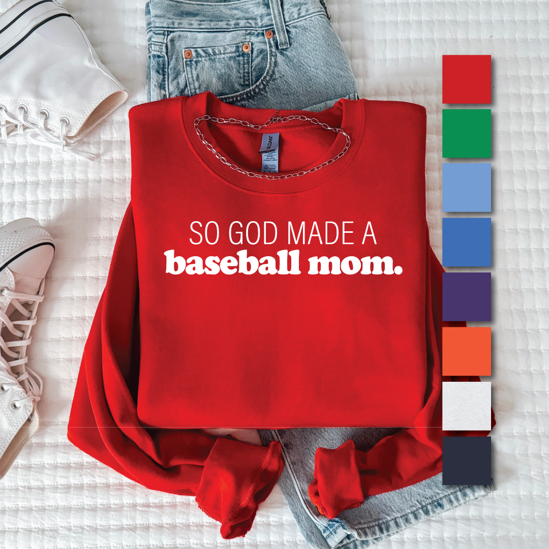 So God made a baseball mom. (T)