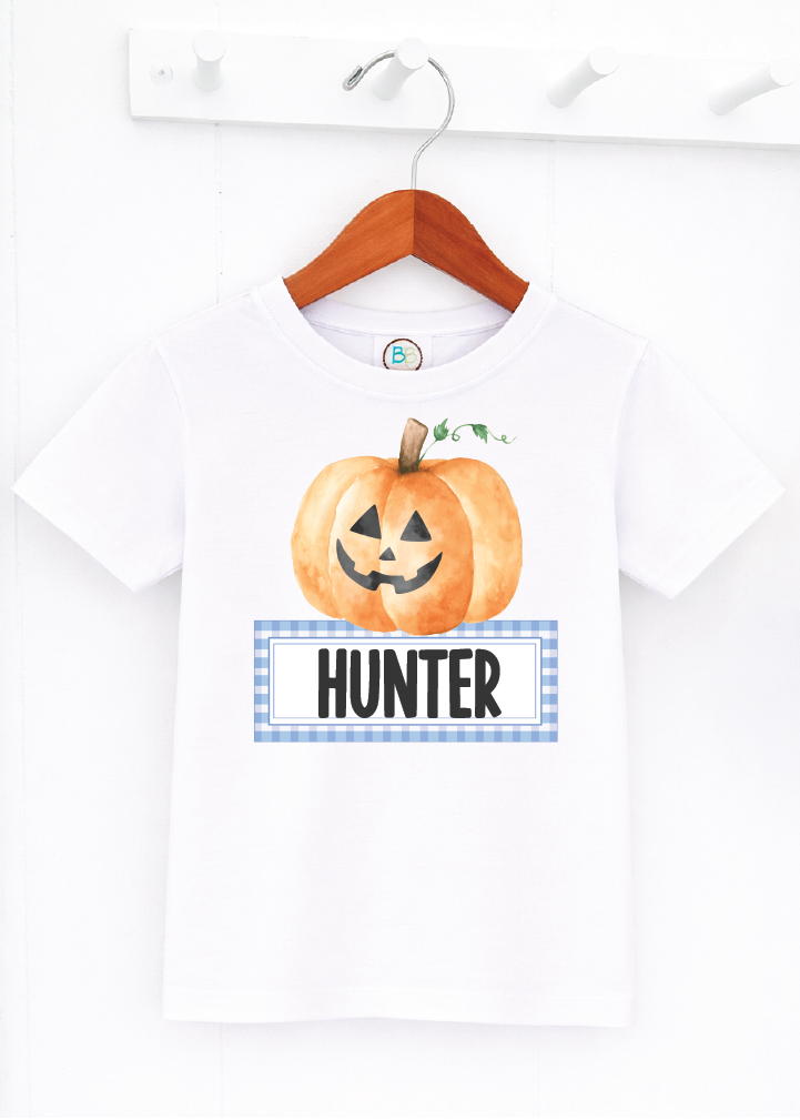 Name Plate Halloween Bucket Boy (849)