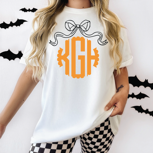 Bow Monogram Tee