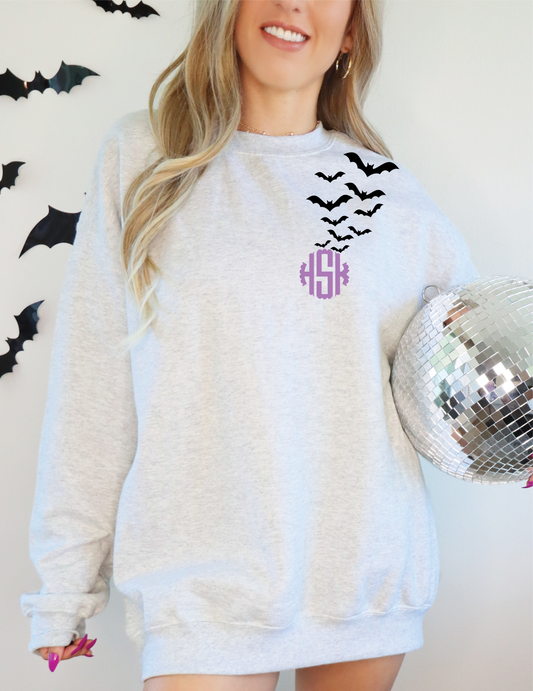 Bat Monogram Sweatshirt