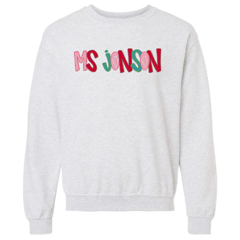 Custom Name/Word Sweatshirt (P)