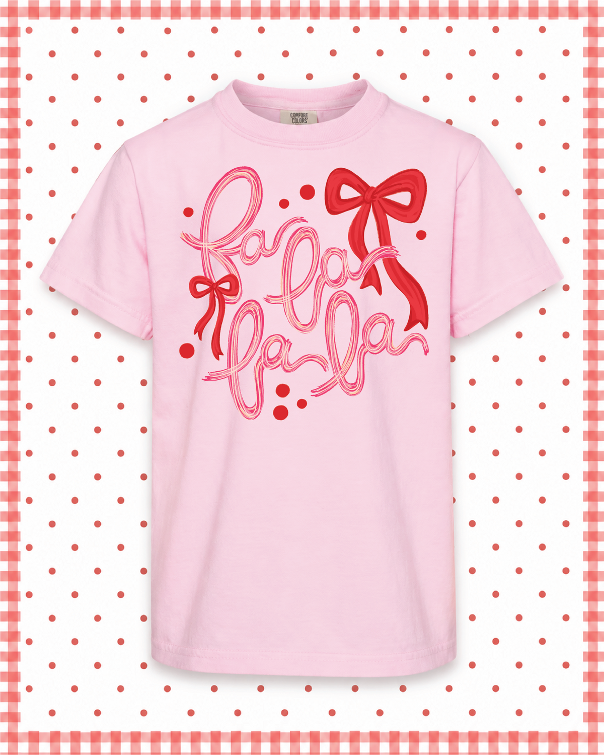 FA LA LA RED BOWS