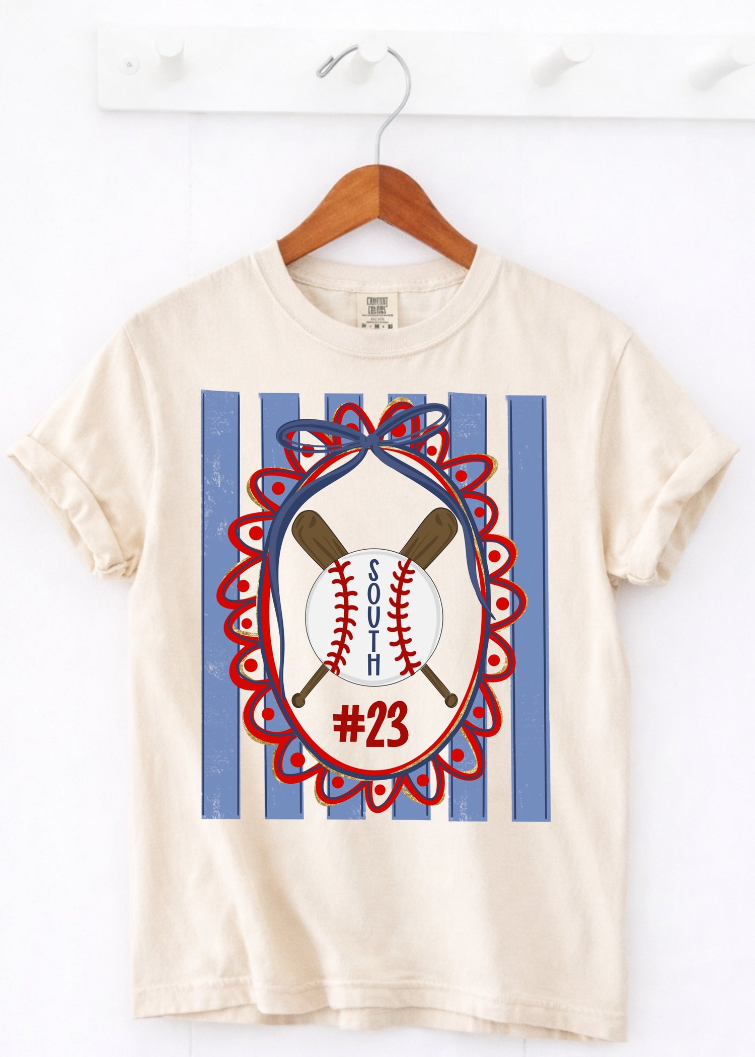 Customized Stripes Baseball Shirt